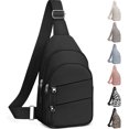 thumbnail image 1 of Mochila cruzada antirrobo ligera mochila para senderismo bandolera para mujeres y hombres viaje al aire libre, 1 of 8