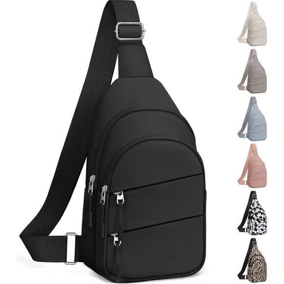 Mochila cruzada antirrobo ligera mochila para senderismo bandolera para mujeres y hombres viaje al aire libre