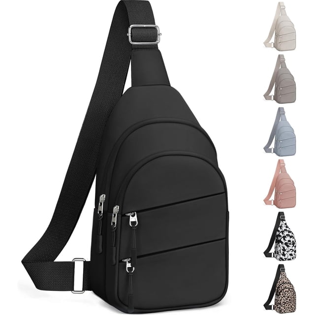 Mochila cruzada antirrobo ligera mochila para senderismo bandolera para mujeres y hombres viaje al aire libre