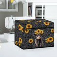 thumbnail image 5 of HELLHERO Sunflowers Highland Cattle Sewing Machine Protective Cover with Pocket to Store Sewing Accessories Protective Cover Christmas, 5 of 8