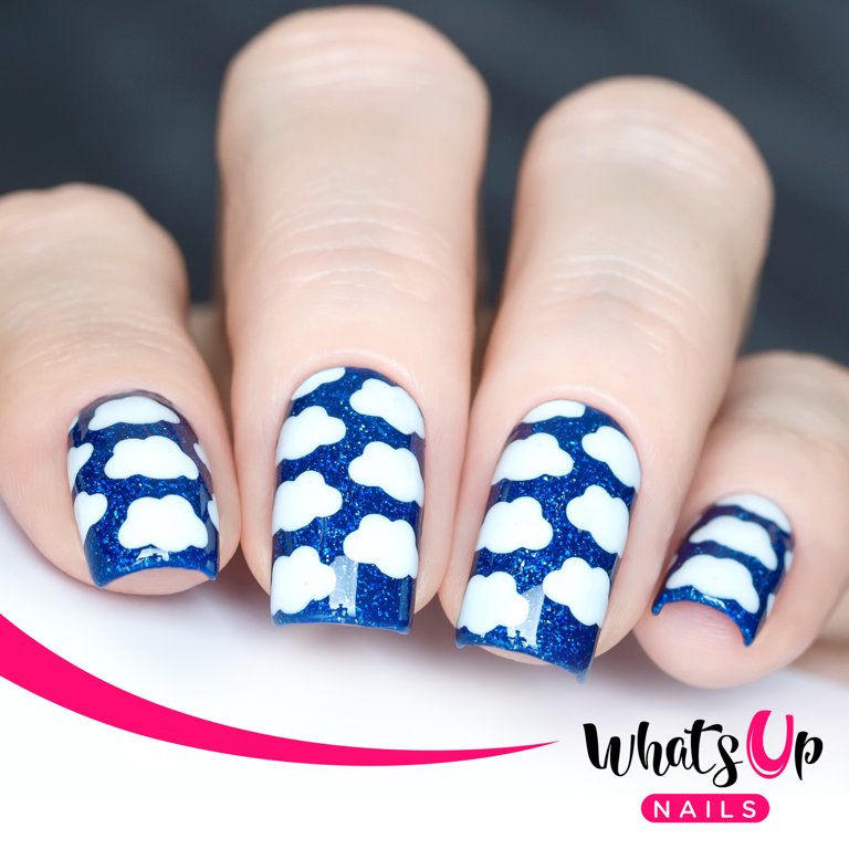 Cloud Stencil Airbrush Nail Stencils 