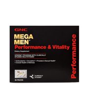 GNC Mega Men Performance and Vitality Daily Multivitamin Vitapak - 30 Packs