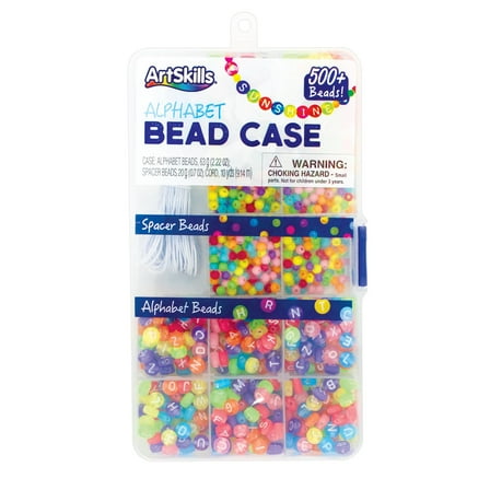 Art Skills ArtSkills Alphabet Bead Case, 500  pc