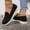 Black, variant on Women's Classic Comfort Suede Penny Loafers Casual Shoes Slip-Ons Lightweight Walking Flats Driving Boat Shoes Khaki