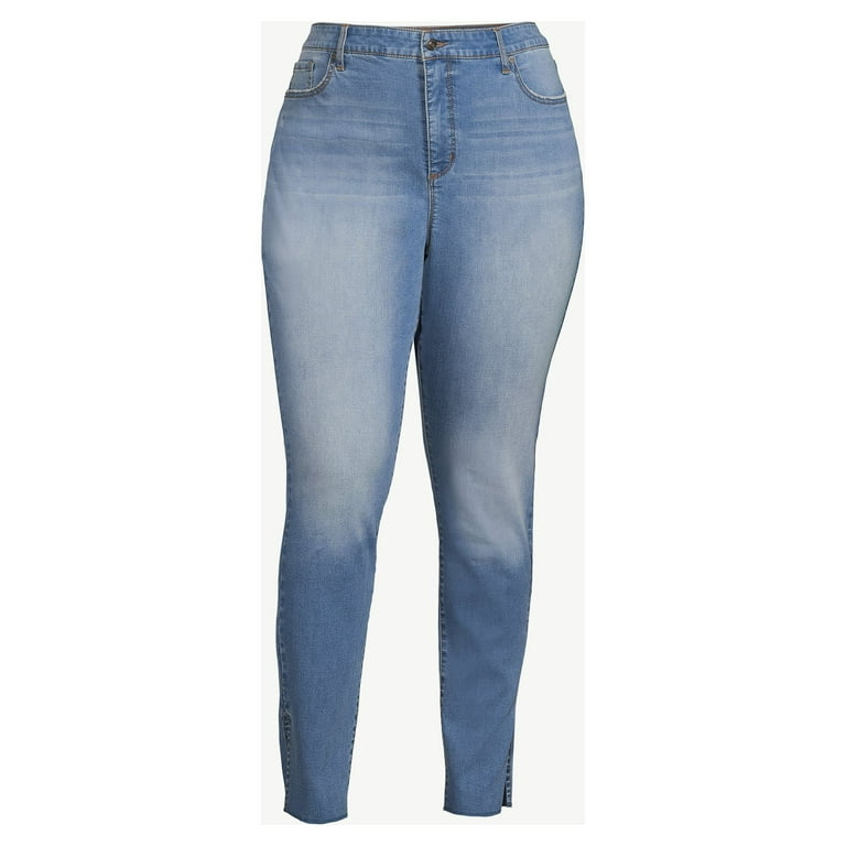 Sofia Jeans Women's Plus Size Rosa Curvy Super High Rise Ankle Length Jeans  