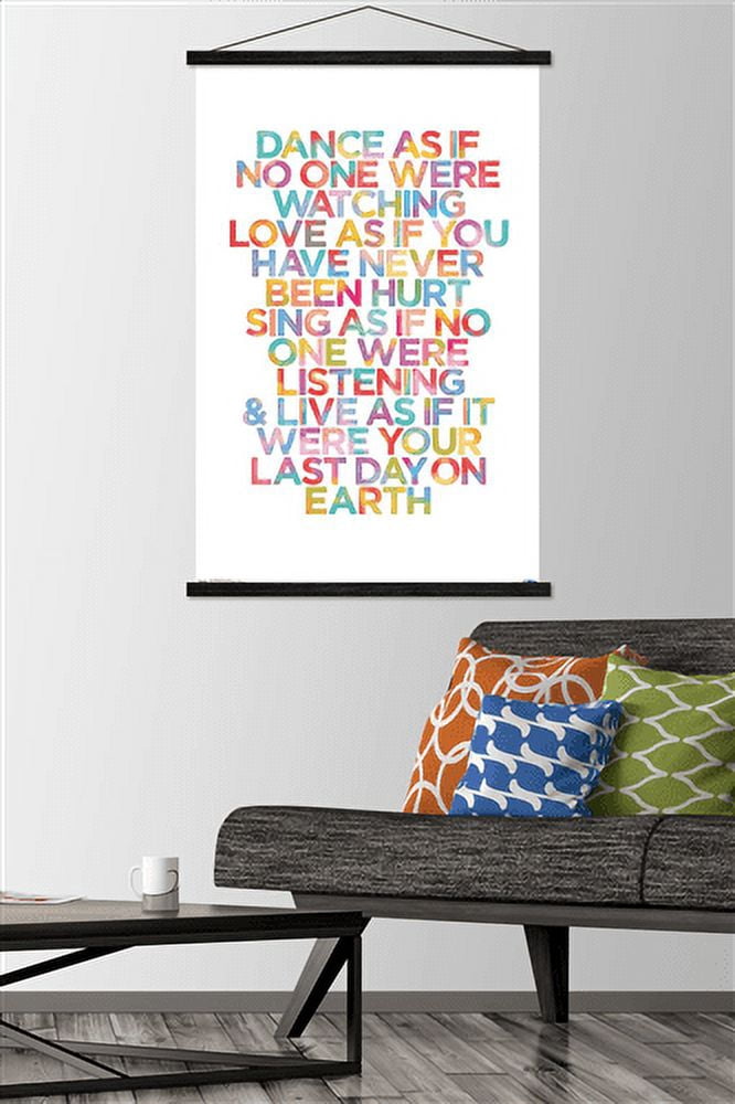 Young And Proven - Dance Wall Poster with Wooden Magnetic Frame, 22.375" x 34"