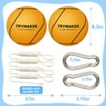 Trymaker Tetherball, 2 Set in 1 Tether Balls and Rope Set for Kids