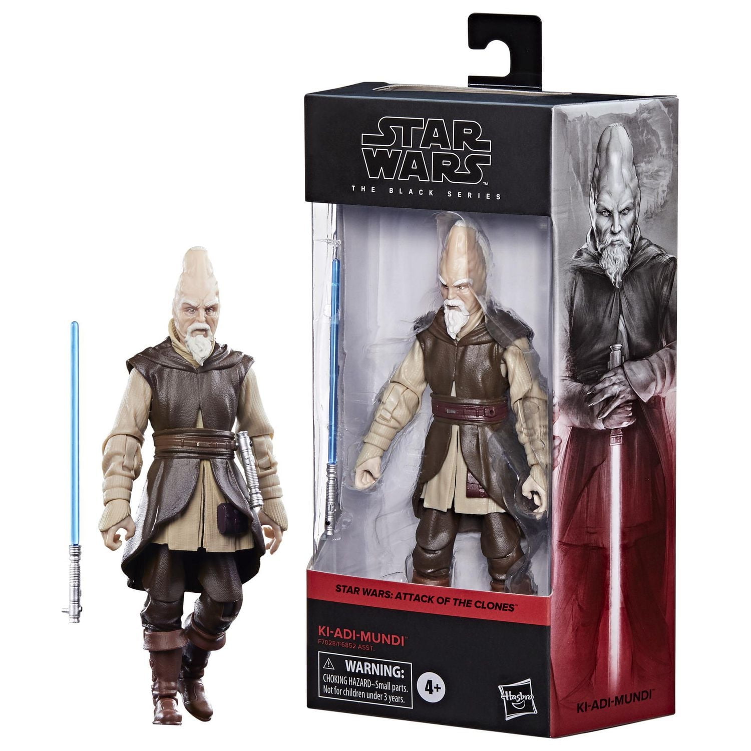 Star Wars The Black Series Ki-Adi-Mundi, Star Wars: Attack of the Clones Action Figure (6”)