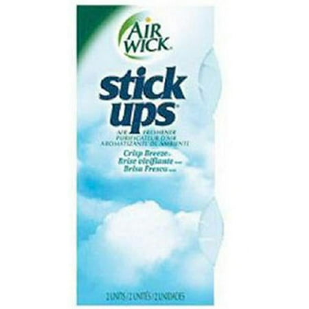 Air Wick Stick Ups 2-Count Pack of 12 Crisp Breeze Air Fresheners - 24 Count