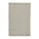 thumbnail image 1 of Alfombra de polipropileno Benzara Inc. con flecos atados color liso mediana gris topo, 1 of 2