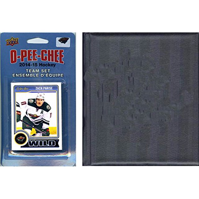 NHL Minnesota Wild 2014 O-Pee-Chee Team Set and A Storage Album, Brown, One Size