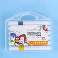 thumbnail image 2 of Clearance! WNEGSTG Pens Acrylic Marker 12 Color Diy Color Paint Pen One Size White, 2 of 3