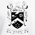 thumbnail image 3 of CafePress - Pi Alpha Phi Black And White Crest Sweatshirt - Pullover Hoodie, Hooded Sweatshirt, 3 of 4
