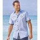 thumbnail image 5 of Atlas For Men - Camisa de Popelina para Hombre (Azul), 5 of 5