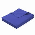 thumbnail image 2 of 400 Thread Count 100% Egyptian Cotton 3-Piece Flat Sheet (1 Flat + 2 Pillow Covers) Size Full XL Color Royal Blue Solid, 2 of 5