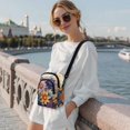 thumbnail image 2 of TSOVTHRID Boho Mandala Floral Print Small Crossbody Purse for Women Cell Phone Bag Handbag with Zipper Closure Women's Travel Pouch Shoulder Bag for Daily Use, 2 of 7