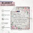thumbnail image 2 of Mom Gifts - Best Mom Gifts Throw Blanket 50”x60”, Gifts for Mom Birthday, Best Mom Ever Gifts, Gift Ideas for Mom Mothers Day Christmas Valentine''s Day, 2 of 6