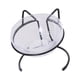 thumbnail image 5 of Comedero elevado para gatos, cuenco, plato, estante de hierro, antideslizante, extraíble para comida seca y húmeda un solo tazón negro Yuyangstore Comedero para gatos, 5 of 8