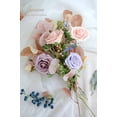 thumbnail image 2 of Flores Artificiales 25 Piezas de Rosas Falsas de Espuma de Marfil de Aspecto Real con Tallos para Ramos de Boda DIY Centros de Mesa de Despedida de Soltera Blanca Arreglos Decoraciones de Mesas de, 2 of 7