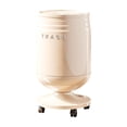 thumbnail image 1 of Cubo de basura con ruedas y tapa para comedor, baño y cocina. Blanco, 1 of 8