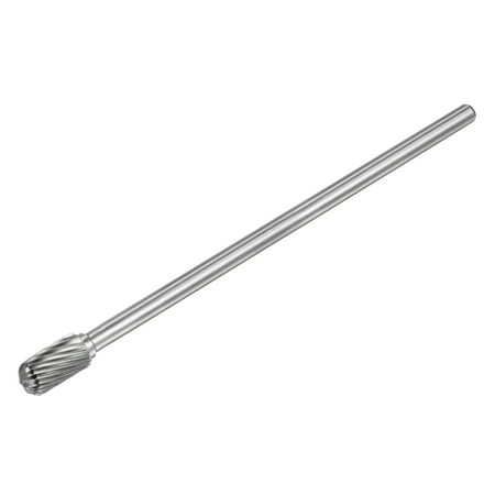 

Uxcell 10mm x 150mm 6mm Shank Single Cut Cylinder with Ball Nose Carbide Cutting Burrs Rotary Files