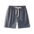 thumbnail image 2 of Kkkded 2-13Y Toddler Kids Shorts for Boys Girls Little Big Boys Girls Elastic Short Pants Youth Summer Casual Solid Color Cotton Ace-Up Beach Pants, 2 of 8