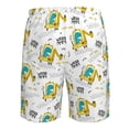 thumbnail image 6 of Naloa Dinosaur on Excavator Men's Beach Shorts, Surfing shorts, Swim trunks, Quick Dry Swim Trunks for Surfing Beach Fun - 3X-Large, 6 of 9
