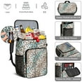 thumbnail image 5 of Travel Cooler Bag - Leopard and Tiger Pattern Camping Beer Cooler Backpack with Bottle Opener- Waterproof Insulated Picnic Backpacks - Cooler Bag for Beach, 5 of 6