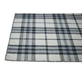 thumbnail image 7 of Jens Eco-Friendly PET Dhurrie, Ivory/Sky Blue/Black, 3ft-6in x 5ft-6in, 7 of 7
