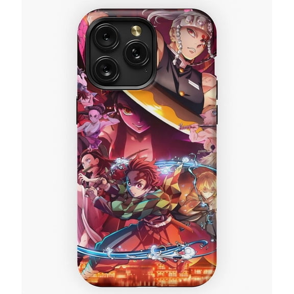 Kimetsu no Yaiba Demon Slayer X548 Phone Case Compatible with iPhone 17 16 15 14 13 12 11 Pro Max – Premium Protection