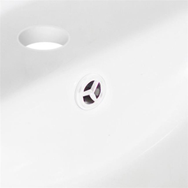 American Imaginations AI-20463 18.25 in. CUPC Rectangle Undermount Sink Set, White & White Hardware