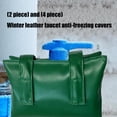 thumbnail image 4 of 4Pcs Outdoor Faucet Protectors PU1eatherfor Winter freezes Resistance Waterproof Durable Garden Cover, 4 of 13