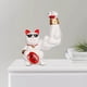 thumbnail image 4 of Figura de gato de la suerte Feng Shui Adorno de escritorio Tienda Escultura creativa moderna Robo, 4 of 9