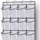 thumbnail image 5 of Zapatero colgante sobre la puerta con 28 bolsillos grandes, organizador de zapatos para puerta de armario, soporte para almacenamiento de zapatos, colgador de malla, blanco, 5 of 5