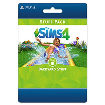 The SIMS 4: Backyard Stuff, EA., Playstation 4, [Digital Download]