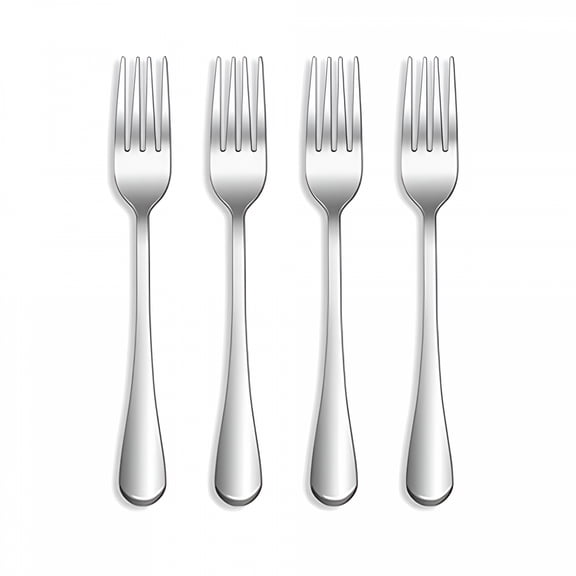 ACDANC Pack of 4 Stainless Steel Forks Silverware Cutlery Forks Dinner Forks Set for Home,Kitchen,Restaurant