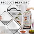 thumbnail image 4 of HELLHERO Top Handle Blender Dust Cover with Easter Highland Cow & Handle 15.94"H x 9.45"L x 7.28"W, 4 of 6