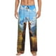 thumbnail image 1 of Fotbe Snowy Mountain Photography Bear Pantalones de Pijama para Hombre, Pantalones de Dormir, Pantalones de Casa con Cintura Ajustable y Bolsillos-Small, 1 of 6