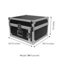 thumbnail image 4 of Seismic Audio - SAMRC-4U - 4 Space Rack Case with Slant Mixer Top - PA/DJ Pro Audio Road Case, 4 of 4
