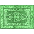thumbnail image 1 of Ahgly Company Indoor Rectangle Persian Emerald Green Traditional Area Rugs, 6' x 9', 1 of 4