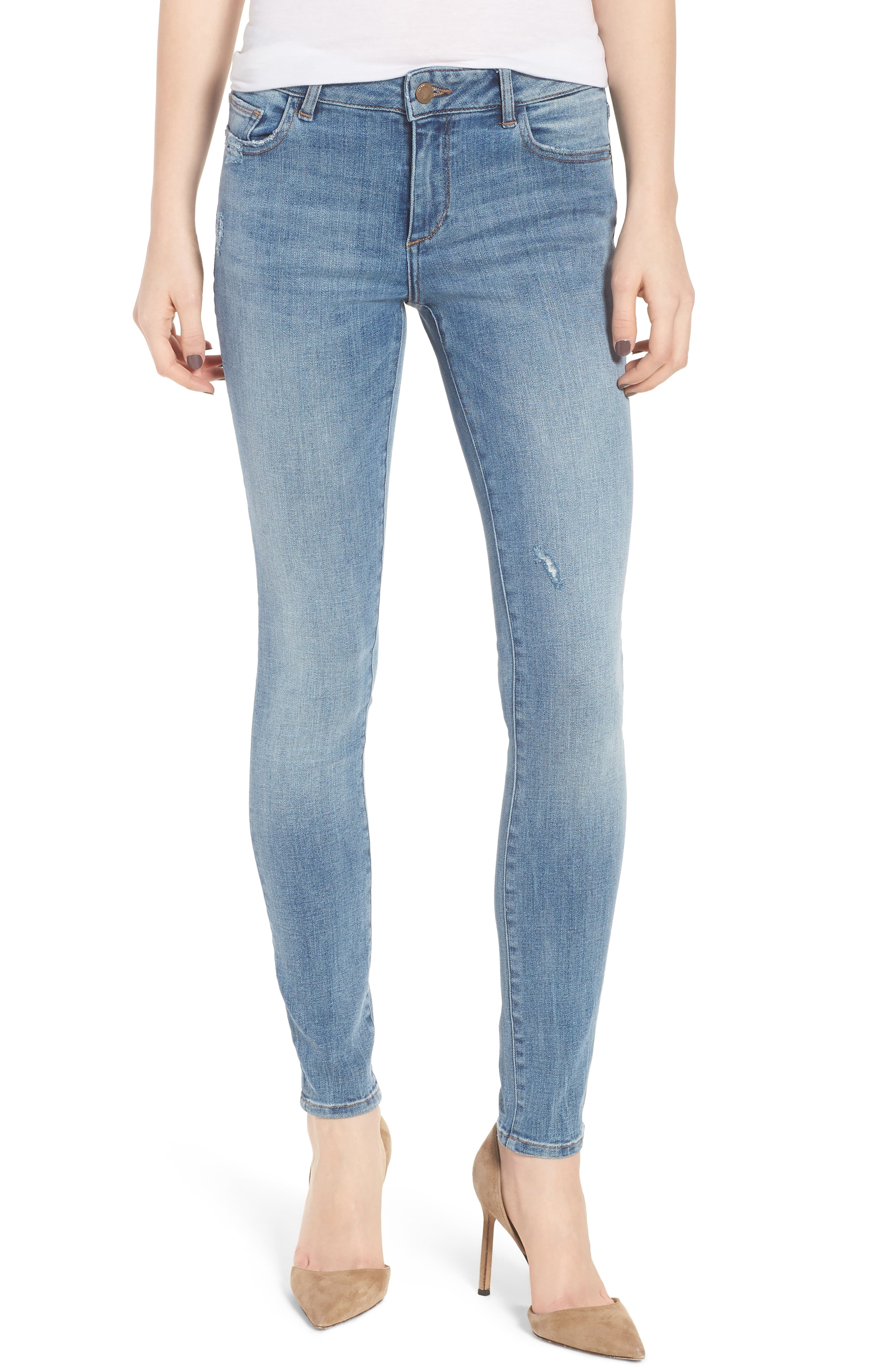 DL1961 - DL1961 | Florence Instasculpt Skinny Jeans | Blue - Walmart ...