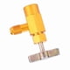 thumbnail image 1 of Grifo de Latón para Refrigerante de CA, Herramiente de Válvula de Alta Resistencia, Rosca Dorada de 1/2 ', R-134a R-134, Portátil, 1 of 7