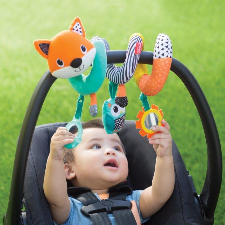 spiral car seat activity toy