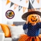 thumbnail image 5 of Corona De Halloween Colgador De Puerta Redondo Letrero De Bienvenida Para Decoración De Halloween Yuarrent HA043868-03, 5 of 6