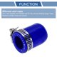 thumbnail image 4 of Tapa de extremo de manguera de goma de silicona de 5/8" 16mm ID 3 capas de poliéster para válvula de derivación de turbo refrigerante 30mm azul, 4 of 7