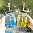 thumbnail image 3 of sunsanly Silicone Flower Straw Cap 10mm Diameter Cute Straw Topper Dust-Proof Drinking Straw Covers Cap Reusable Straw Tips Lids Gift for Party Decor, 3 of 7