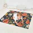 thumbnail image 2 of Pioneer Flower Floral Print Pattern Blanket,Comfortable Soft Lamb Wool Throw Blanket,All Season,Warm Lightweight Blankets for Sofa Bed Couch Living Room Chair,30"x40", 2 of 4
