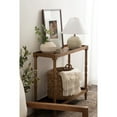 thumbnail image 3 of Kate and Laurel Bellport Farmhouse Rectangle Console Table, 34 x 12 x 30, Rustic Brown, Vintage Inspired Rectangular Entryway Table for Use as Entry Storage and Display, 3 of 10