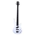 thumbnail image 3 of Tcbosik 4 String Electric Bass Guitar, Exquisite Stylish Bass with Power Line and Wrench Tool, White, 3 of 9