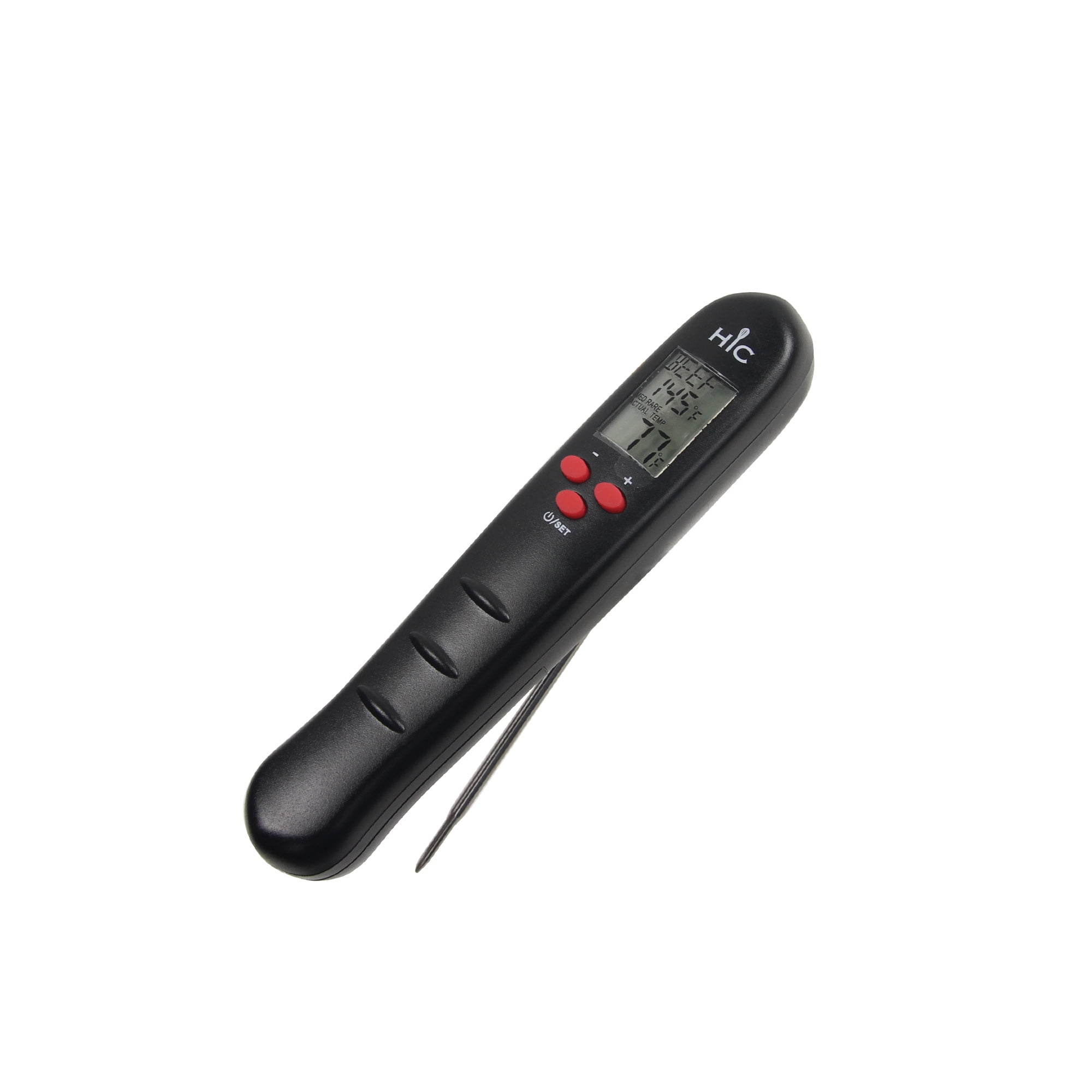 HIC Roasting Instant-Read Digital Meat Thermometer, Shatterproof